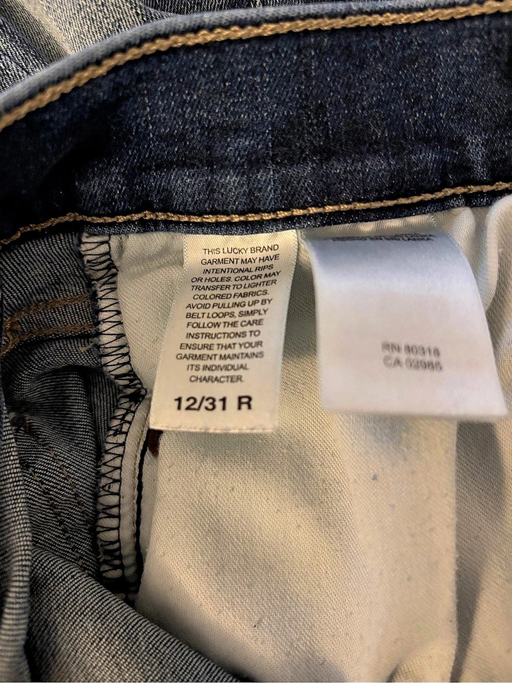 Lucky Brand Sweet Straight Leg Jeans - Picture 4 of 4